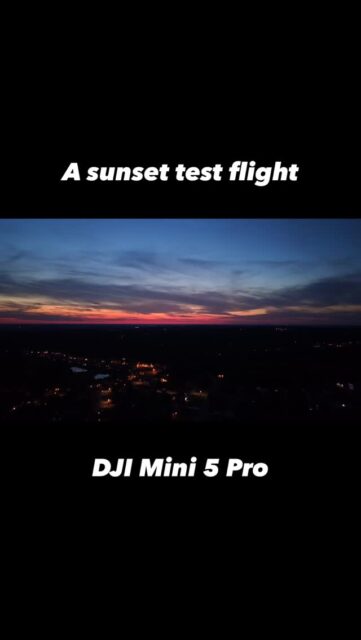 A pretty impressive sunset test flight with our @dji Mini 5 Pro

Can’t wait to put this thing to use for our channel…