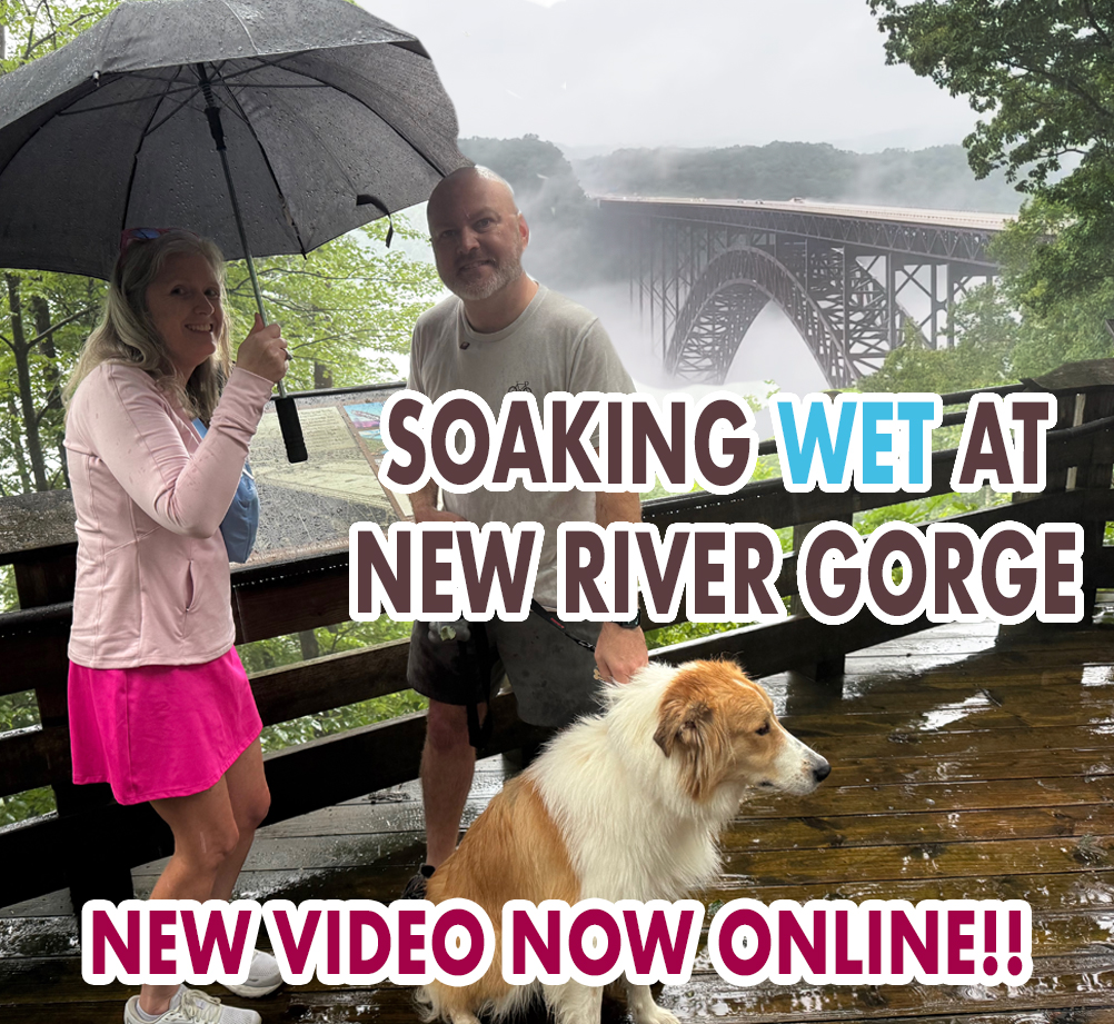 We were all excited to visit @newrivernps and the historic town of Thurmond in West Virginia...but Mother Nature had other ideas 🌧️

Check out our latest video to see how we handled the Mountain Mist (and Downpours) to still make the most of our visit, as well as how we rewarded ourselves afterwards!

🔗 in bio 👆