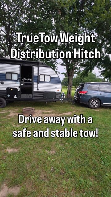 Comment SAFE👇 to learn more about the @weighsafe TrueTow Adjustable Weight Distribution Hitch.