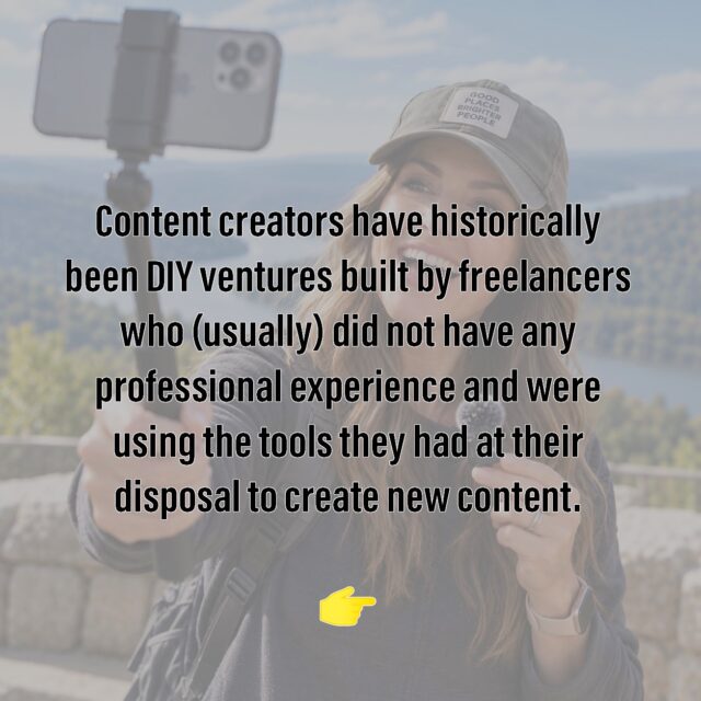 There used to be a clear separation between the “amateurs” and “professionals,” but that line is blurring more and more, as the “amateurs” began  outperforming the pro’s.

Now the pro’s are becoming amateurs - using the same DIY tools and techniques that content creators slapped together on their own (and saving news stations money in the process).

As the saying goes, “If you can’t beat ‘em…”