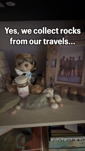 Yes, there really is a National Collect Rocks Day - do you collect rocks (or other souveniers) from your travels like we do? Or do you go overboard like Lucy did 😂