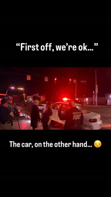 “First off, we’re ok…” Any phone conversation that starts with those words is going to be interesting!

Homecoming for Alec and his girlfriend ended with a bit of a bang - to the front of his car! Someone apparently tried to beat the light as someone else was turning left 😒

Super thankful for no major injuries!! We’re down a car, but cars can be replaced. Our kids cannot. ❤️